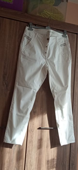 Tajfun Boyfriend TS Ekskluzywne Spodnie Jeansy Damskie Bawełna Rozm 44