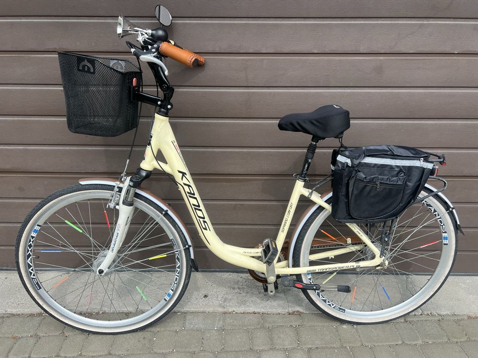 Rower miejski Damski 28 Kands/ doinwestowany 7 Bieg/lekki