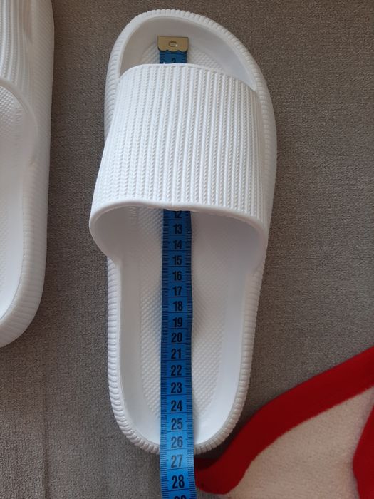 Ortoflex klapki 39 białe ostroga pietowa