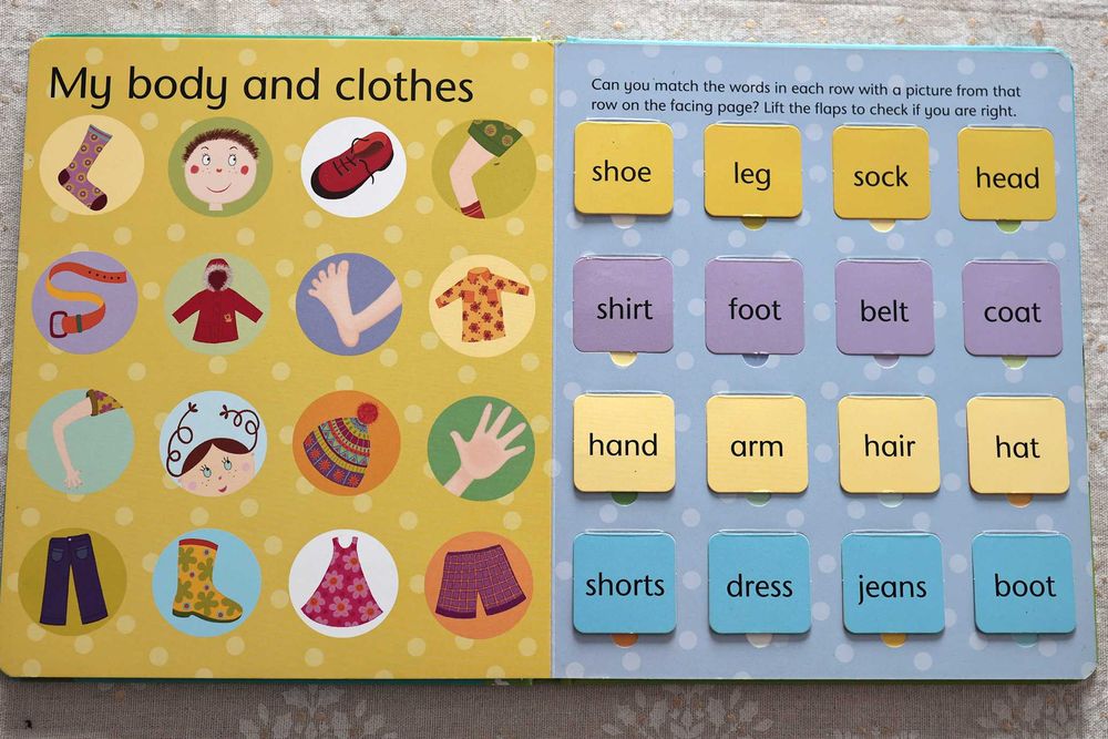 Lift-the-flap word book[Usborne]Англійська для дітей, в гарному стані