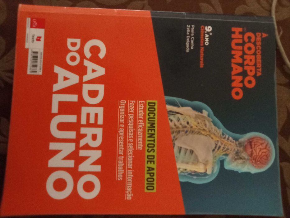 Livro + caderno de atividades ciencias naturais 9º ano - à descoberta do corpo humano