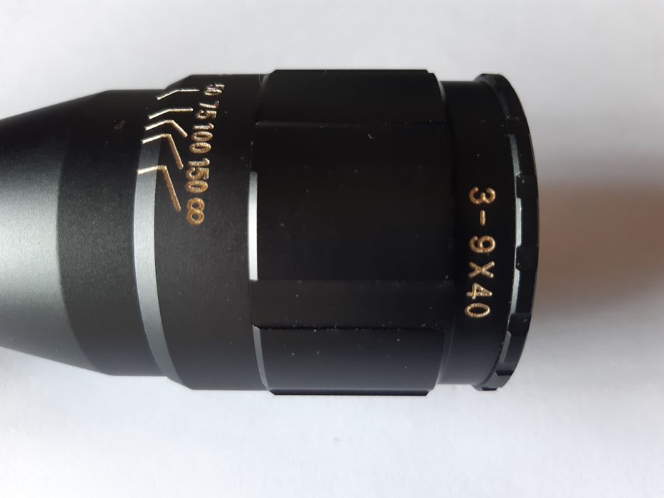 Mira telescópica weihrauch 3-9x40 P com corrector de parallax