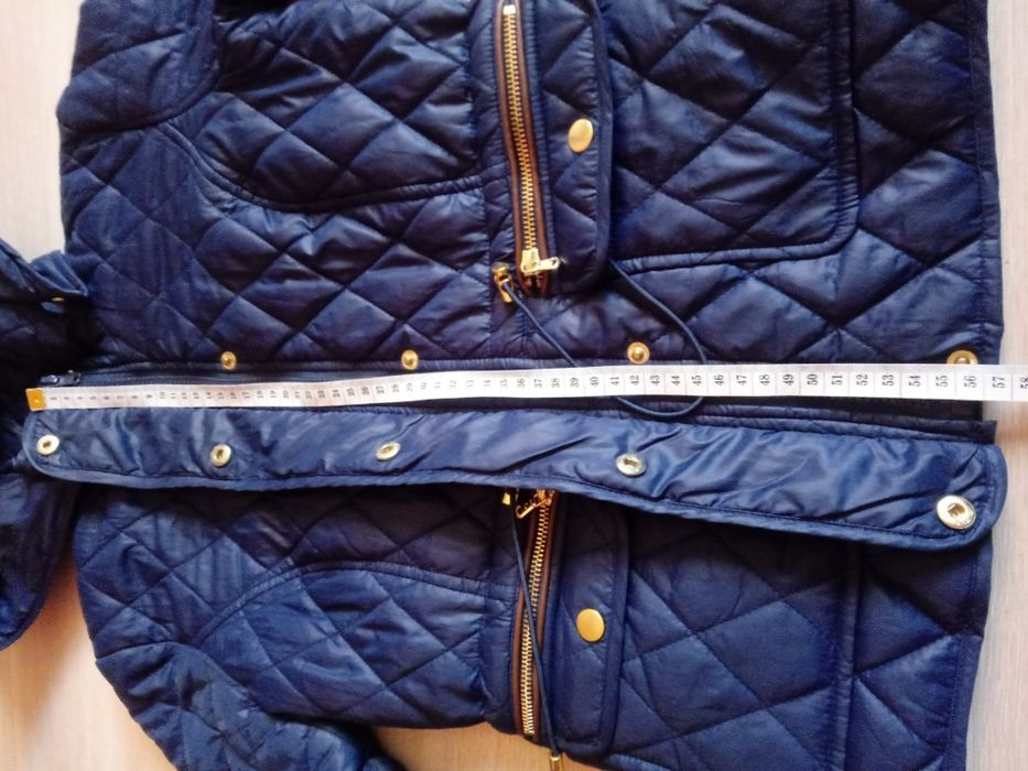 Kurtka przejściówka rozm. 152 / granatowa pikowana Sinsay / stan bdb