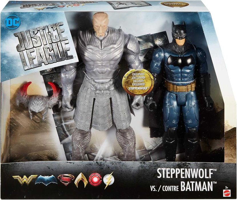 Ігровий набір Бетмен v.s Степовий Вовк 30 см Mattel