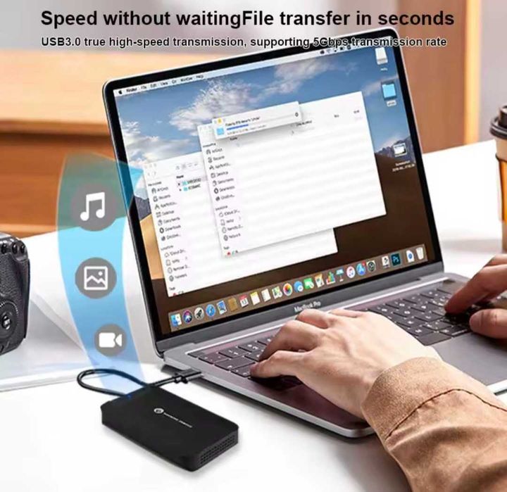 Портативний жорсткий диск 500ГБ | Для ноутбука, ПК, PS4/PS5 | USB 3.0.