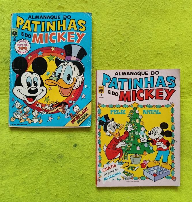 2 revistas BD Disney - Almanaque do Patinhas e do Mickey