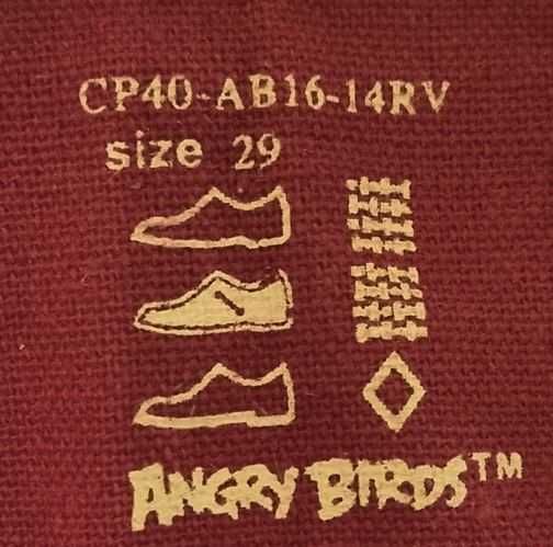 Trzewiki Angry Birds rozm. 29