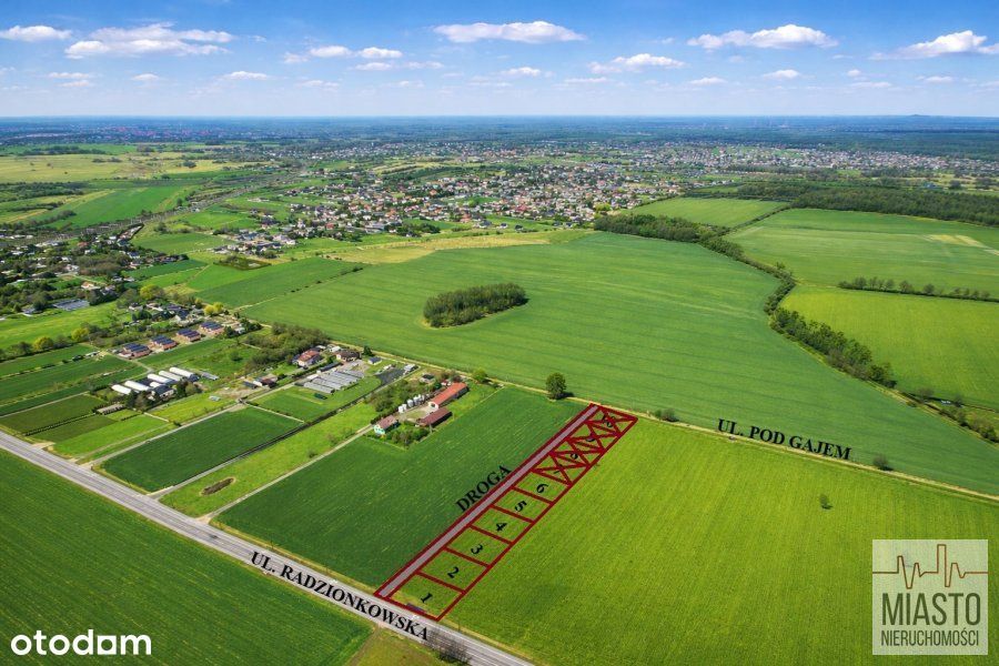 Uzbrojona działka 862,5 m² Kozłowa Góra - View 3