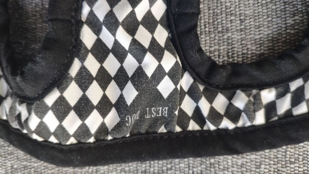 Szelki XS chaba dla małego pieska biało czarne