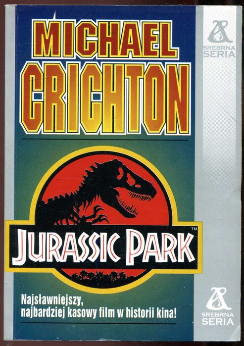 Mochael Crichton Jurassic park 9zł stan dbokładka miękka