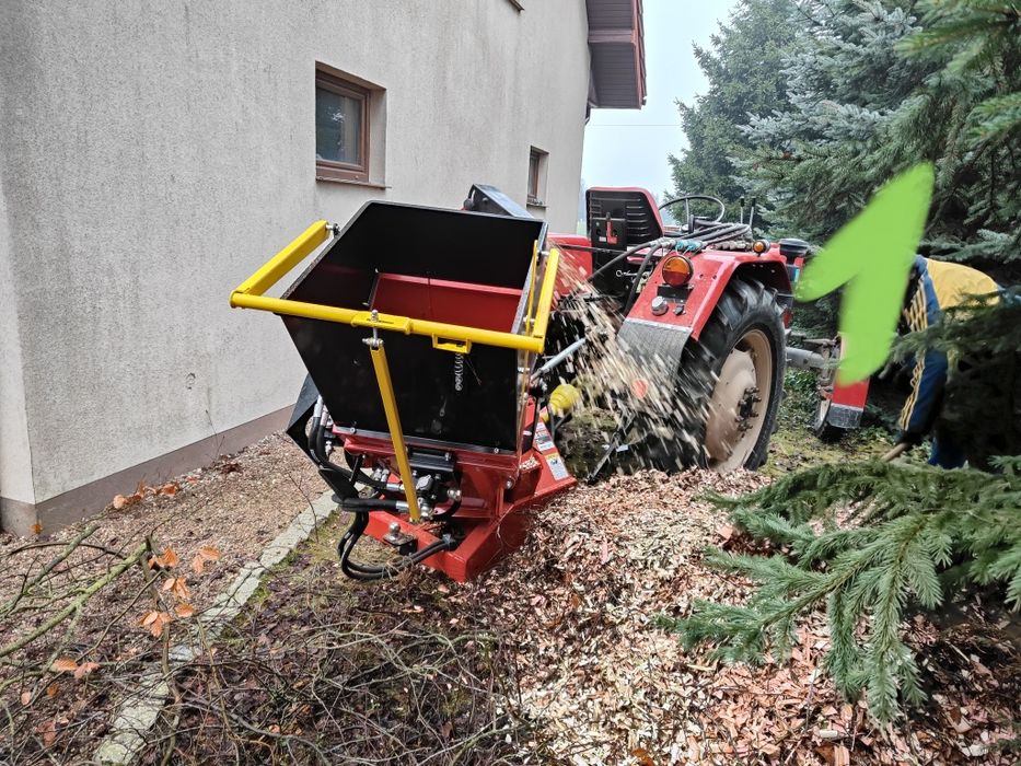 Usługa rębakiem do średnicy pnia 12cm