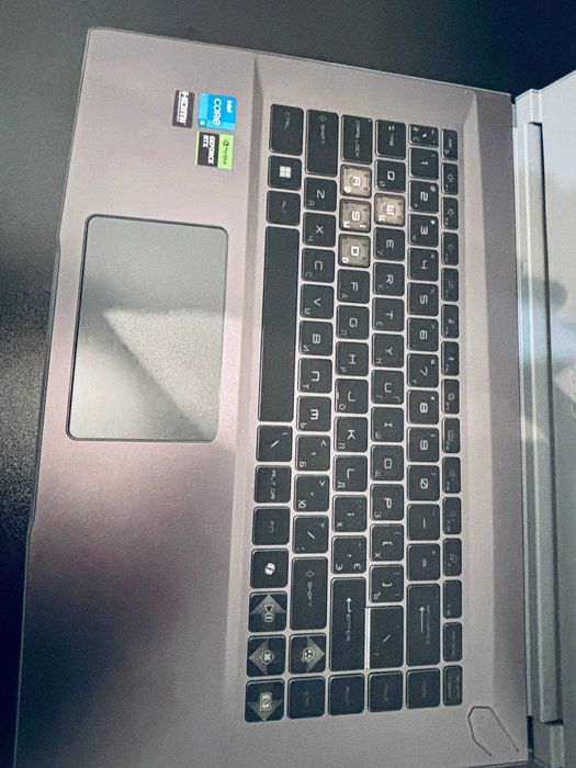 Ноутбук  MSI Thin 15 RAM 16GB SSD 512GB  nVidia GeForce RTX 2050, 4 ГБ