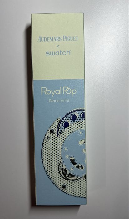 Swatch x AP royal pop blaue acht