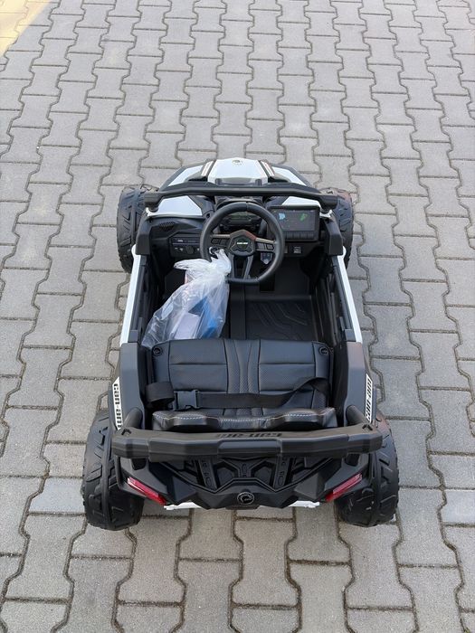 Auto na Akumulator BUGGY CAN AM MAVERICK Turbo RR 4x200W 24V 7Ah Biały