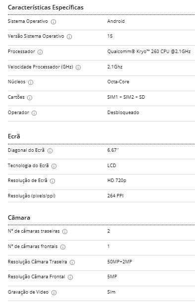 Telemóvel/smartphone OPPO A5 6Gb/128Gb preto núbula a estrear