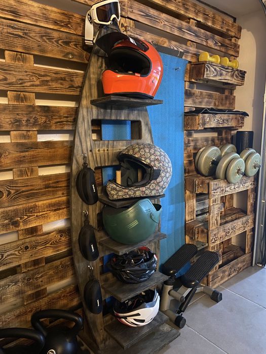 Expositor em madeira