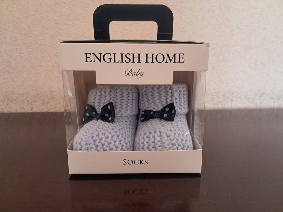 Детские пинетки для мальчика от 6 месяцев ENGLISH HOME