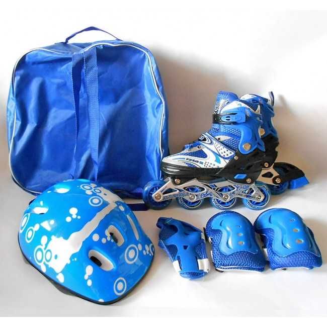 Детские ролики Супер набор с защитой и сумочкой. От 27 р. 6 цветов!