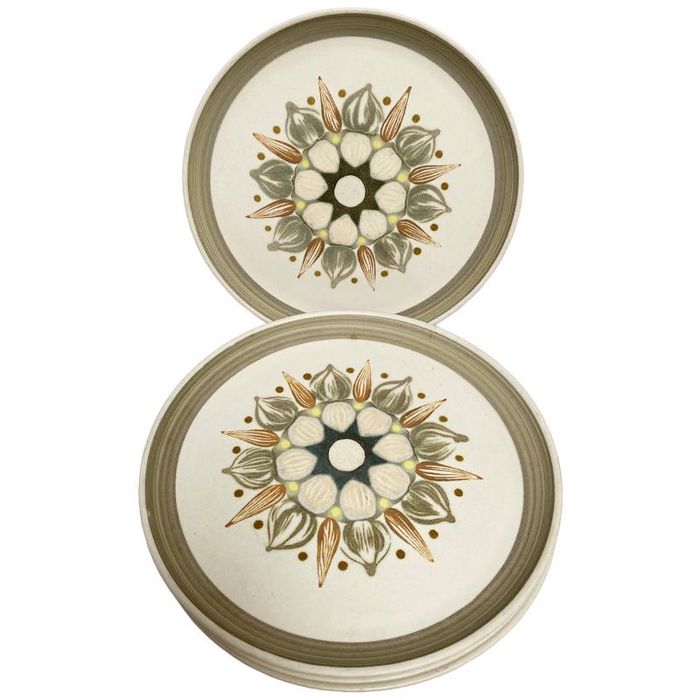 Angielskie talerze obiadowe 4szt.