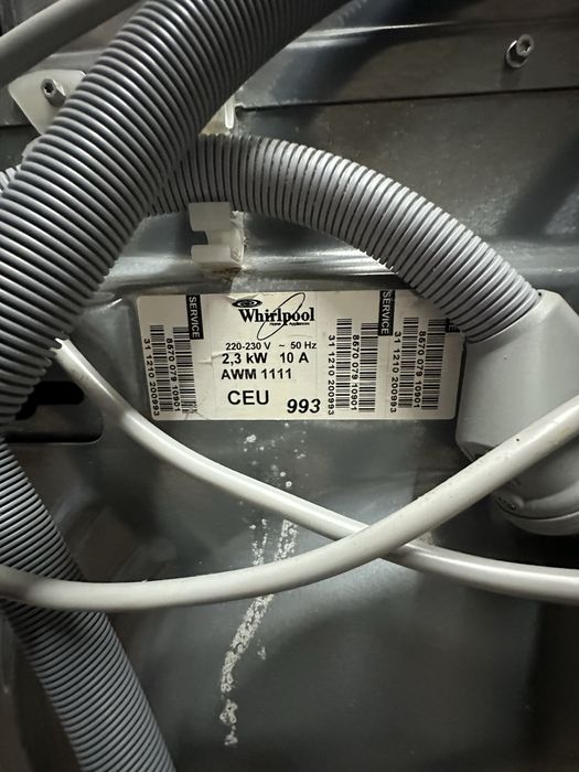Стиральная машина Whirlpool AWM1111. Проф. 11 кг