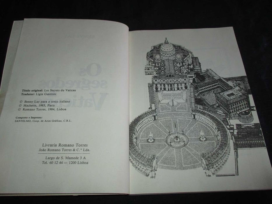 Livro Os segredos do Vaticano Benny Lay