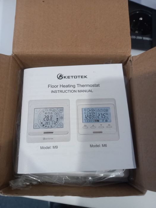 Ketotek M6 termostat ogrzewanie podlogowe