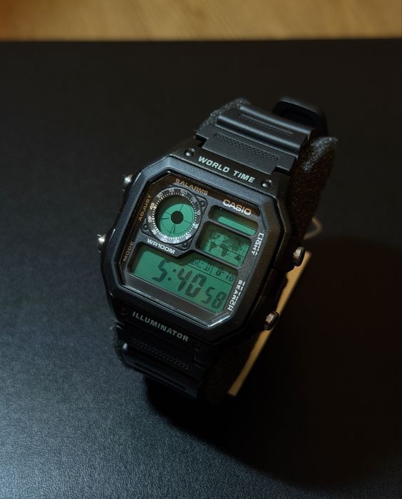 Casio Custom 1200AE „Turkus” modyfikowany, unikatowy
