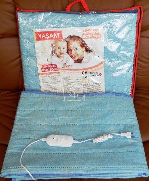 Электропростынь YASAM 120*160, простынь с подогревом Турция