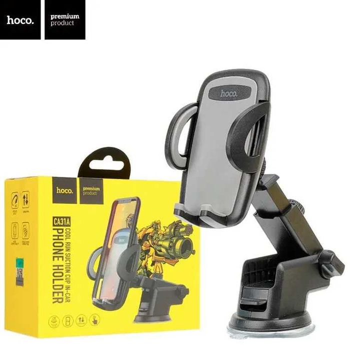 Тримач для телефона Hoco CA31A чорний