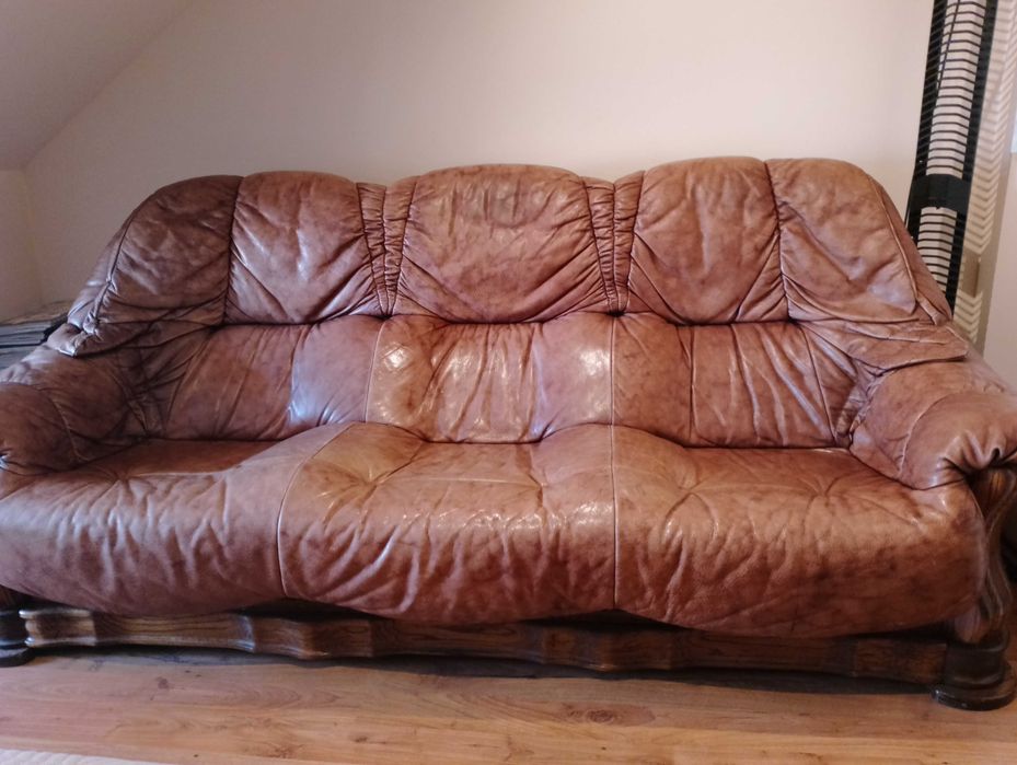 Kanapa skórzana 3 osobowa