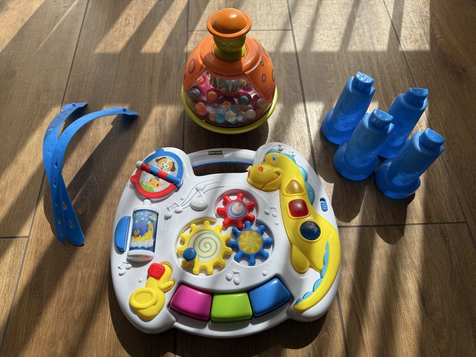 Столик музичний Baby Team та Розвиваюча іграшка Battat Юла-мандаринка
