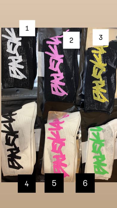 Носки balenciaga за две пары 500