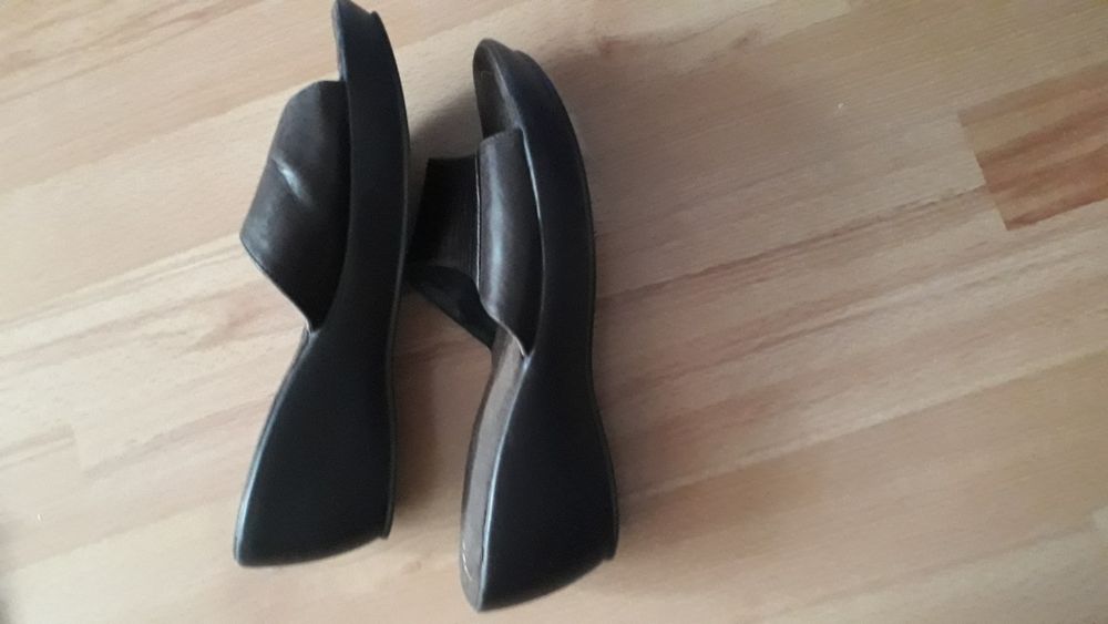 Klapki damskie Marc 0'Polo,skórzane