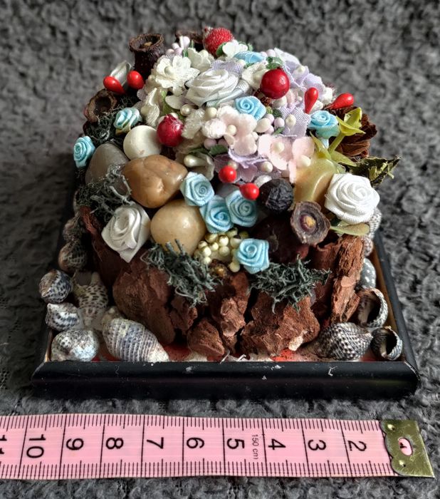 Mini kompozycja kwiatowa ozdoba