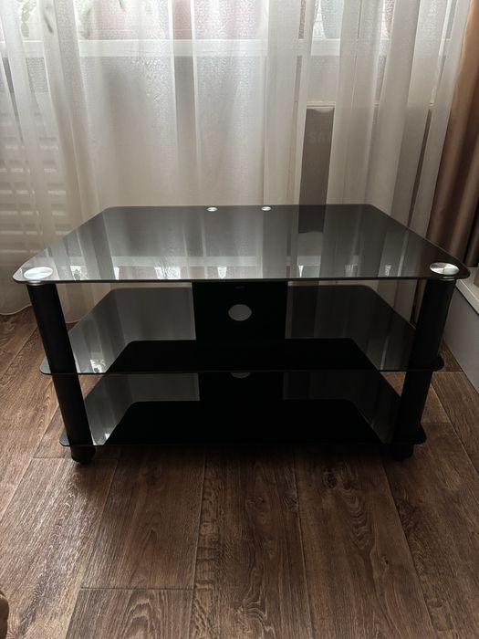 Тумба под телевизор стеклянная