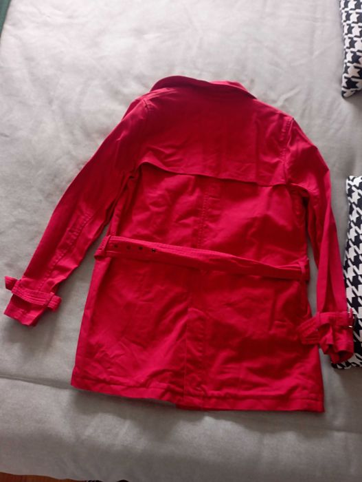 Gabardina vermelho lá Redoute