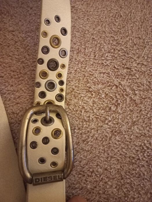 DIESEL skóra pasek nowy 85 cm