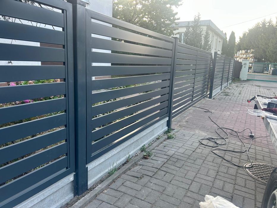 Ogrodzenie panelowe fi4 153cm bramy panelowe palisadowe montaż