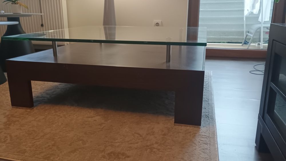 Stolik kawowy szklany,solidny