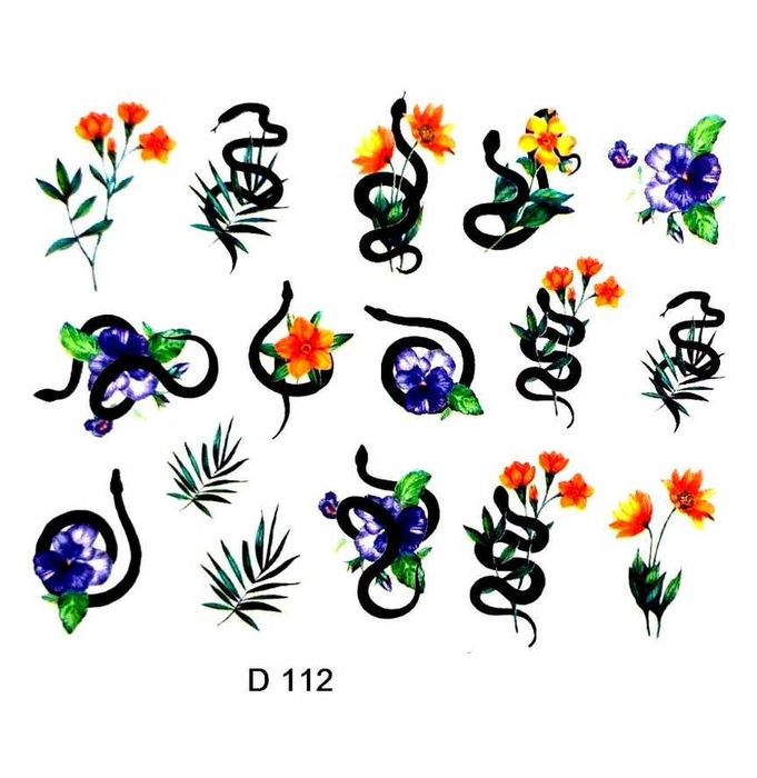 Wodne naklejki na paznokcie