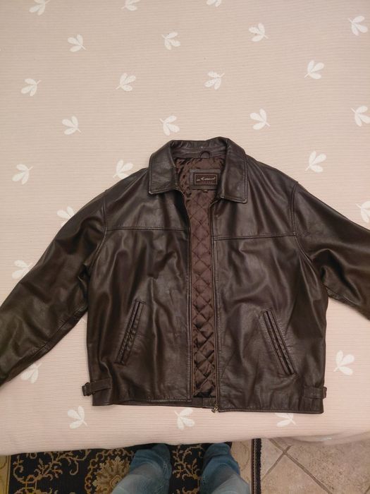 Casaco pele genuína novo