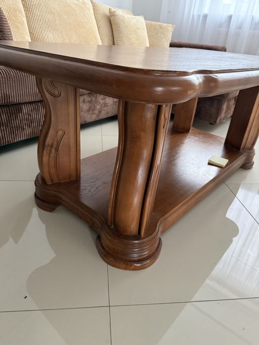 Ława dębowa lite drewno.