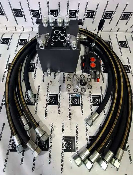 Комплект Гидравлики на мотоблок, трактор МТЗ ЮМЗ, погрузчик КУН, колун