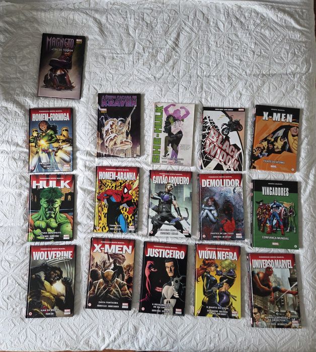 Livros Marvel BD, Venda separada ou em conjunto.
