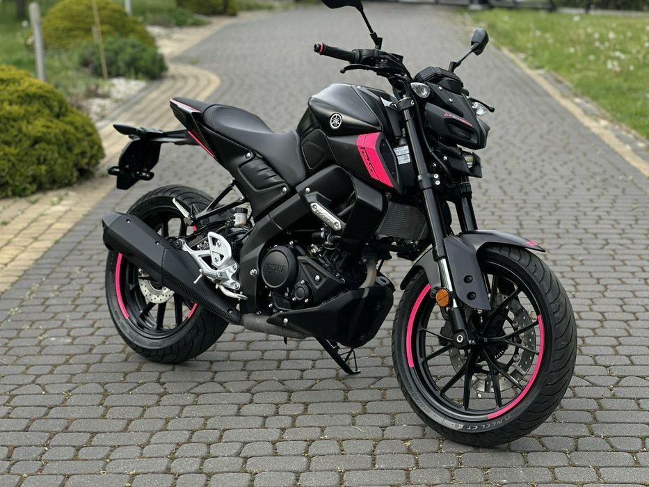 Yamaha MT 2023r PINK tylko 10 tys km kat B LEDy Dostawa YZF Duke CBR CB125R
