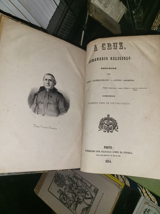 Rarissimo periódico A CRUZ - Camillo Castello Branco