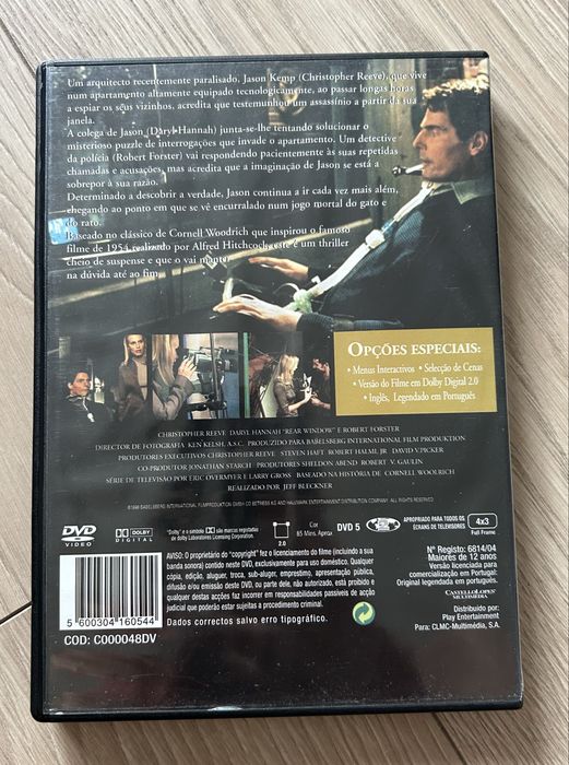 Dvd Janela Indiscreta