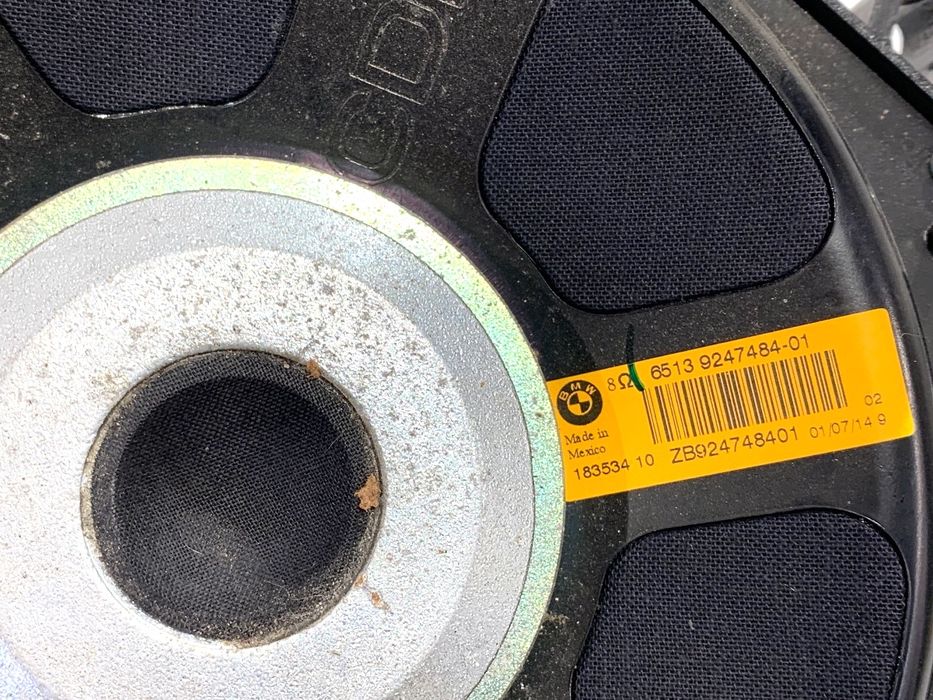GŁOŚNIKI KOMPLET BMW F16 9366164 SUV 14-19 AUDIO ZESTAW, MULTIMEDIA