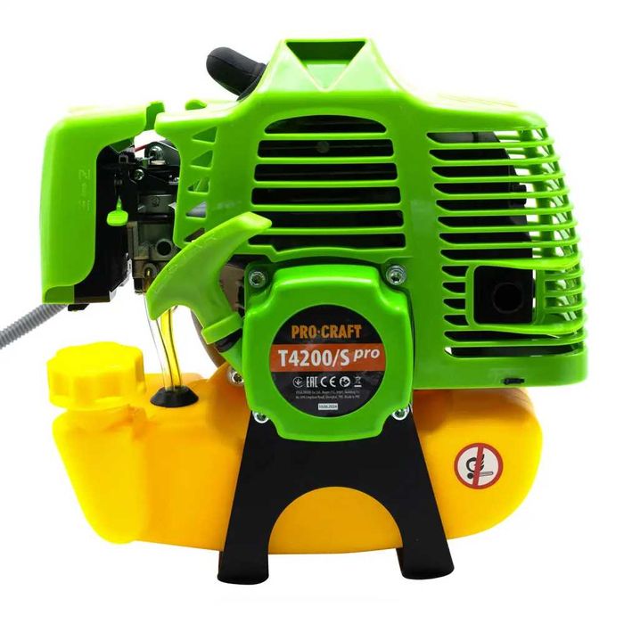 Бензокоса Procraft T4200/S Pro Разборная штанга, 3 ножа+катушка+ремень