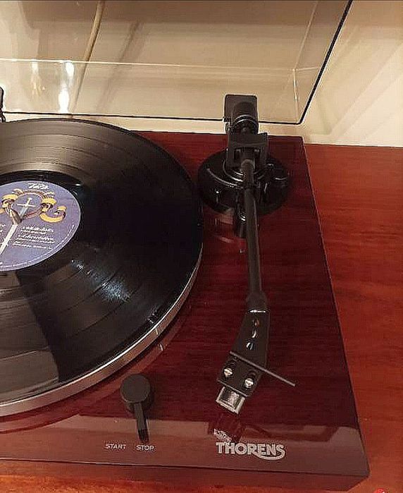 Gramofon THORENS TD 202 fornir ORZECH Hi-End + karton